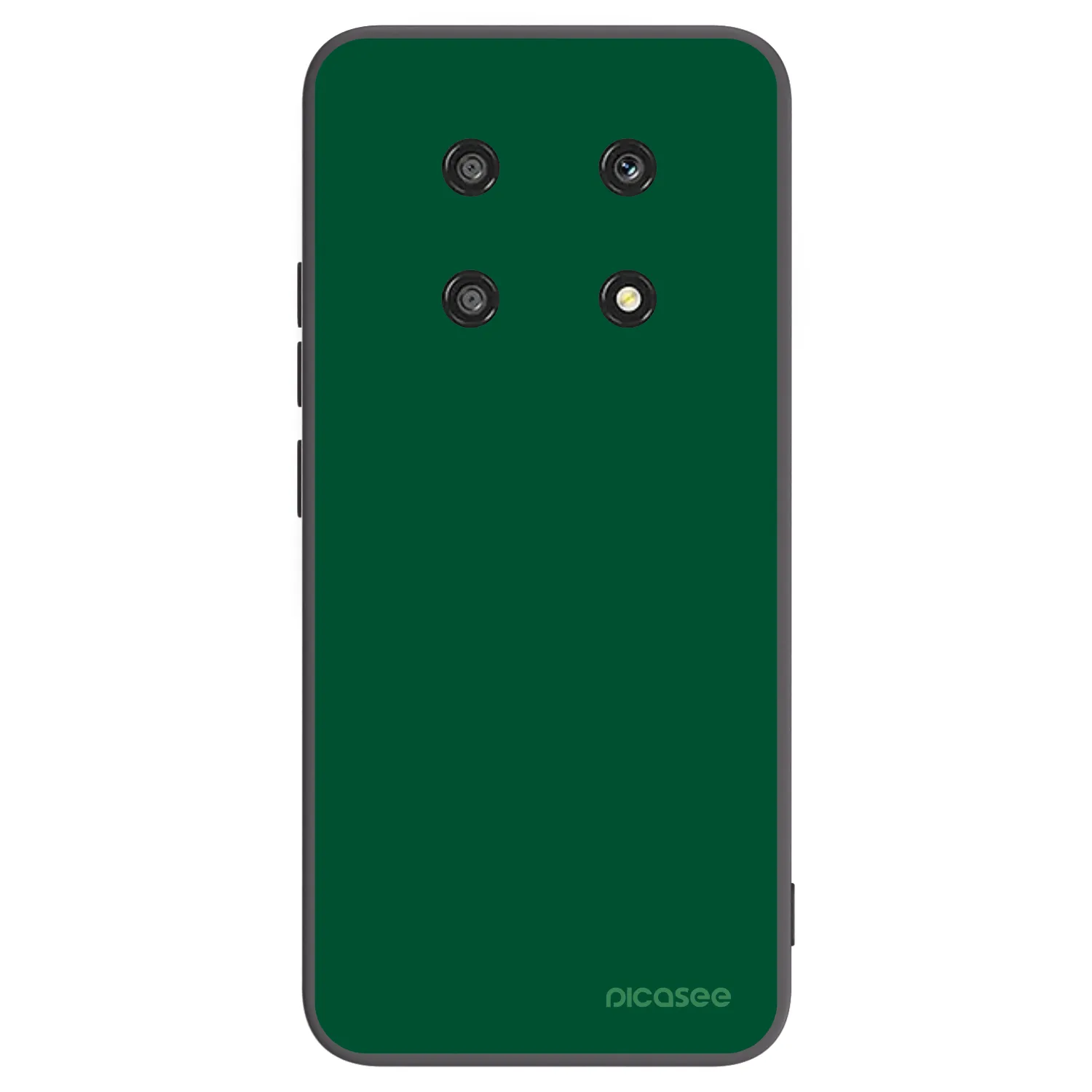 Picasee silikonski črni ovitek za Honor Magic4 Lite 5G - Green Gleam