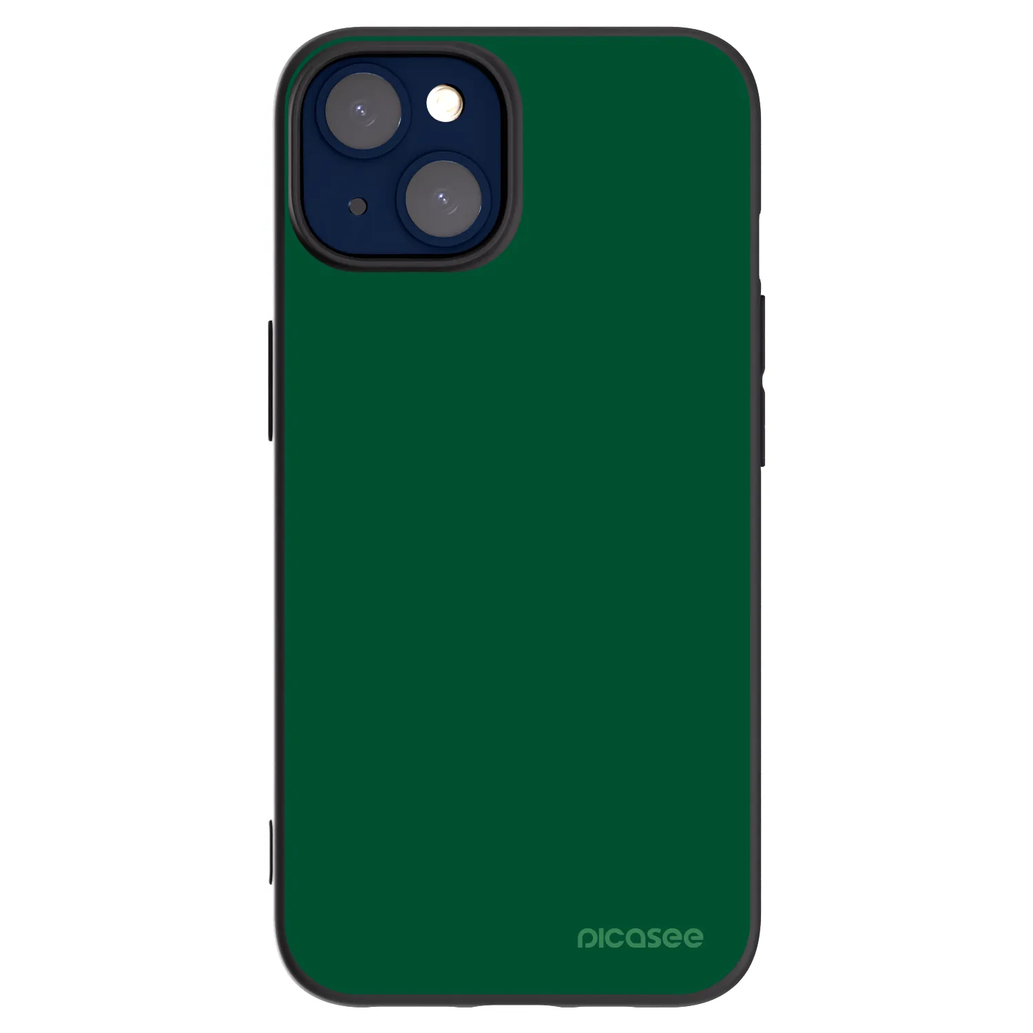 Picasee silikonski črni ovitek za Apple iPhone 14 - Green Gleam