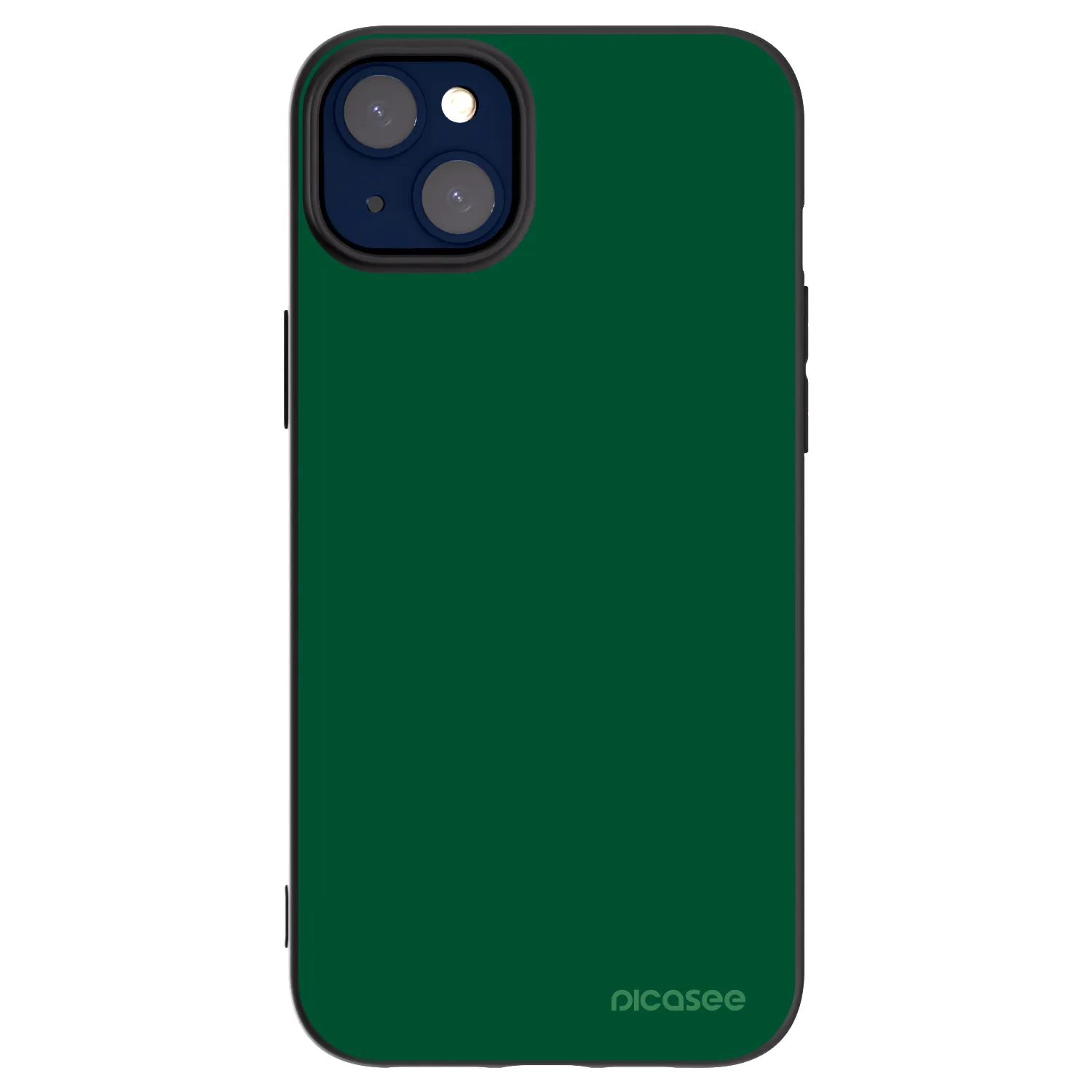 Picasee silikonski črni ovitek za Apple iPhone 14 Plus - Green Gleam