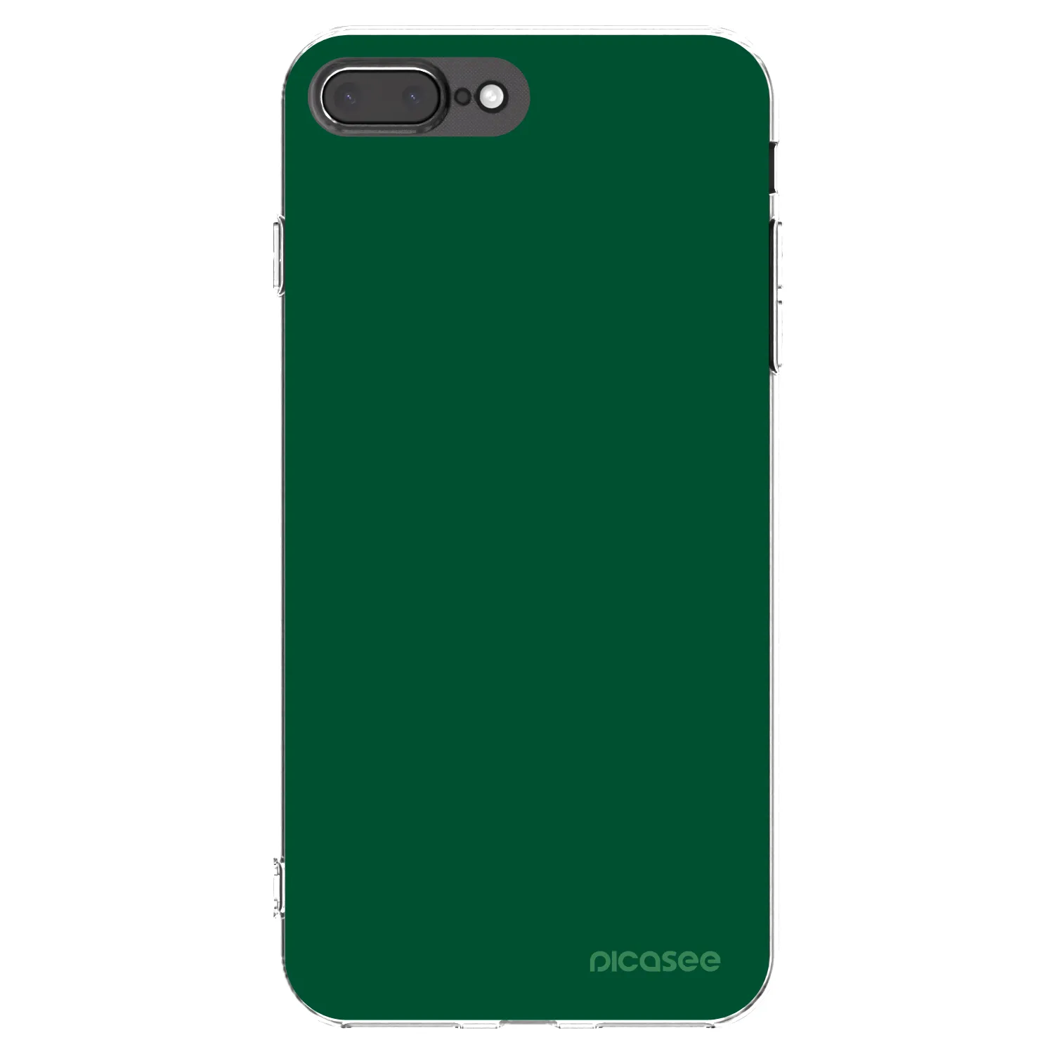 Picasee silikonski prozorni ovitek za Apple iPhone 8 Plus - Green Gleam
