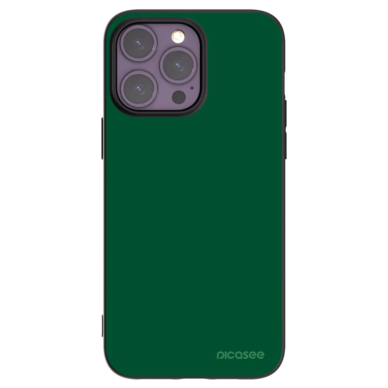 Picasee silikonski črni ovitek za Apple iPhone 14 Pro Max - Green Gleam