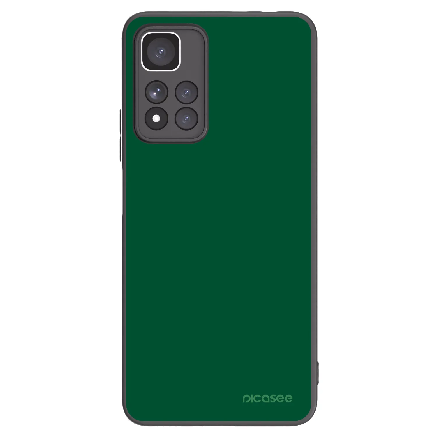 Picasee silikonski črni ovitek za Xiaomi Redmi Note 11 Pro+ 5G - Green Gleam