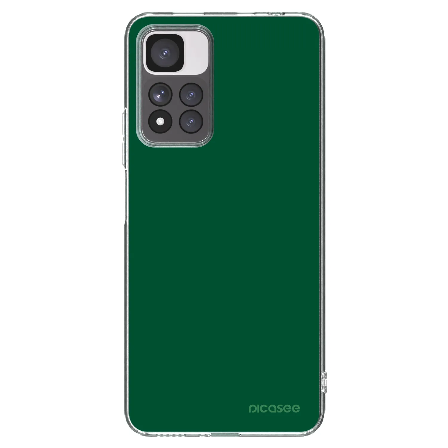 Picasee silikonski prozorni ovitek za Xiaomi Redmi Note 11 Pro+ 5G - Green Gleam