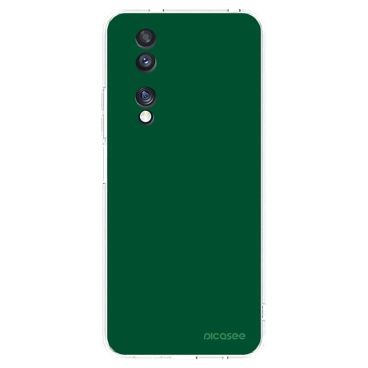 Picasee silikonski prozorni ovitek za Honor 70 - Green Gleam