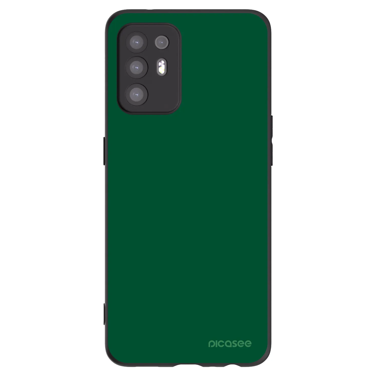 Picasee silikonski črni ovitek za OPPO A94 5G - Green Gleam
