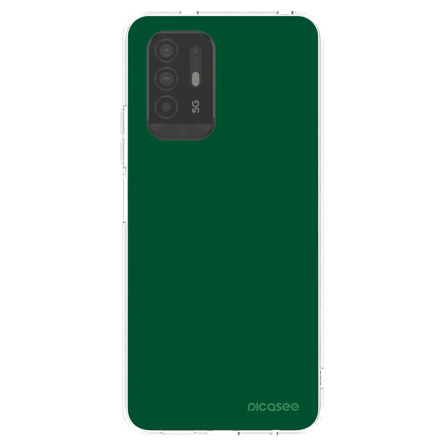 Picasee silikonski prozorni ovitek za OPPO A94 5G - Green Gleam