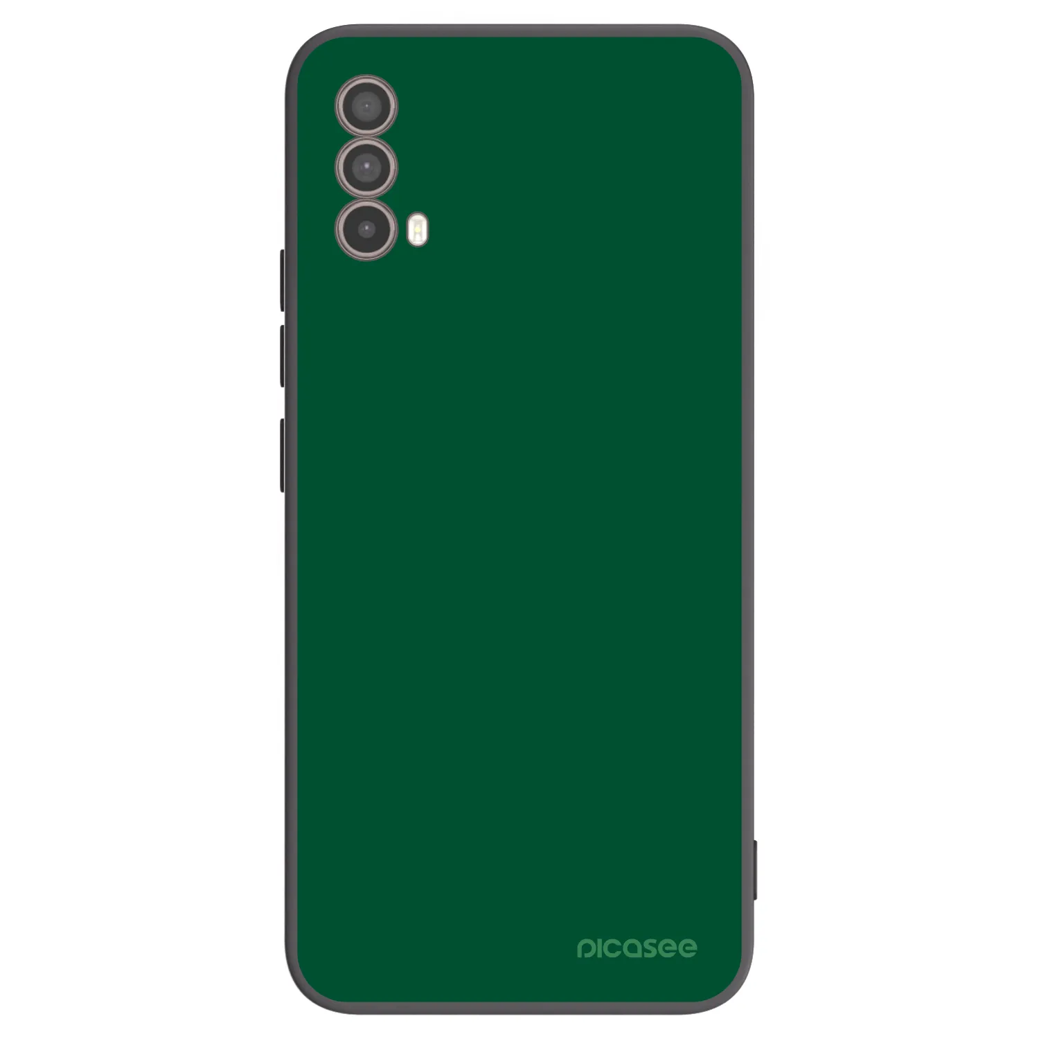 Picasee silikonski črni ovitek za Motorola Moto E40 - Green Gleam