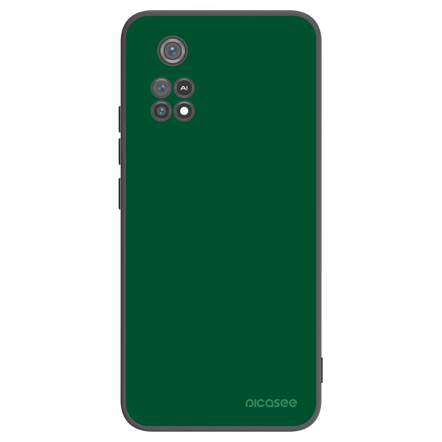 Picasee silikonski črni ovitek za Xiaomi Poco M4 Pro - Green Gleam