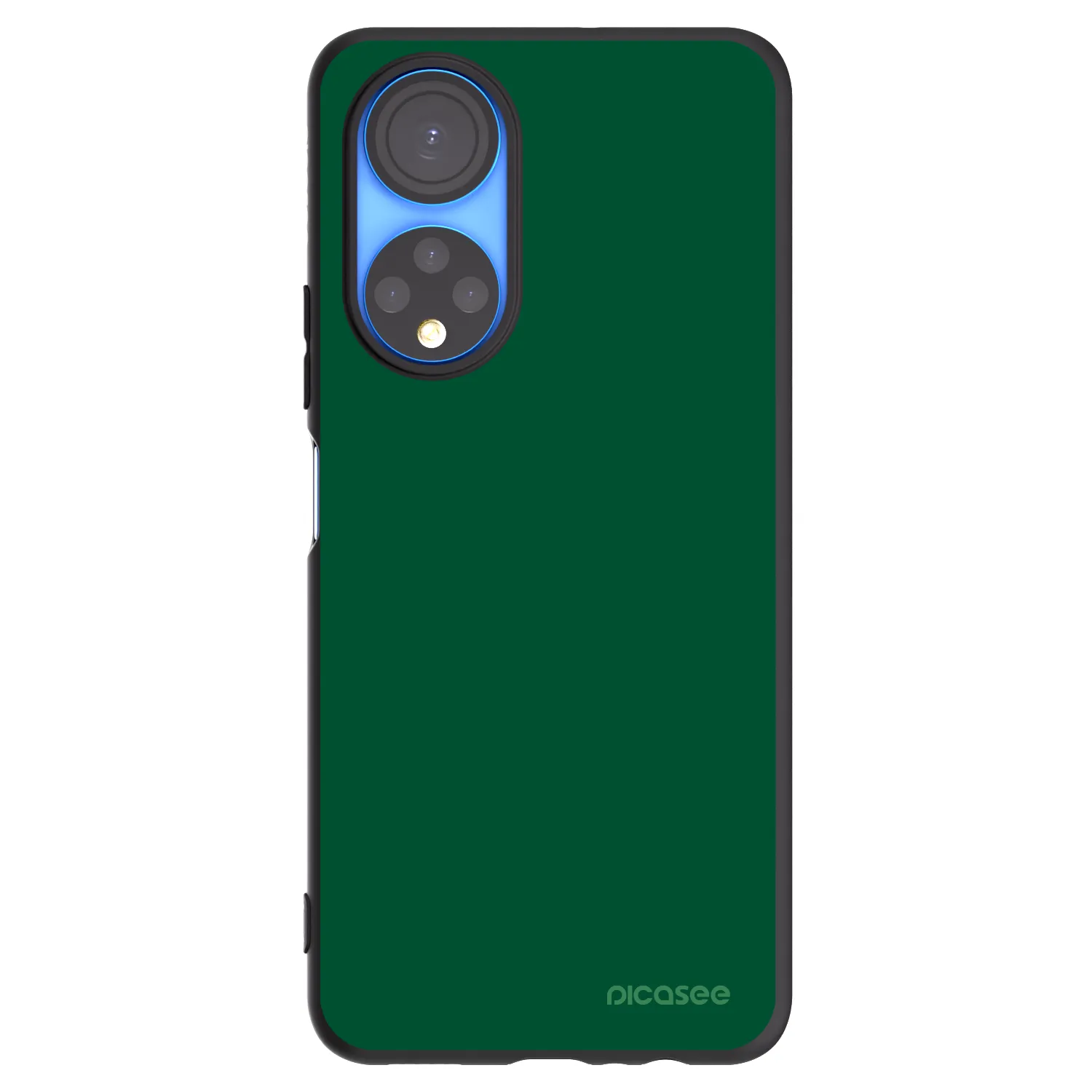 Picasee silikonski črni ovitek za Honor X7 - Green Gleam
