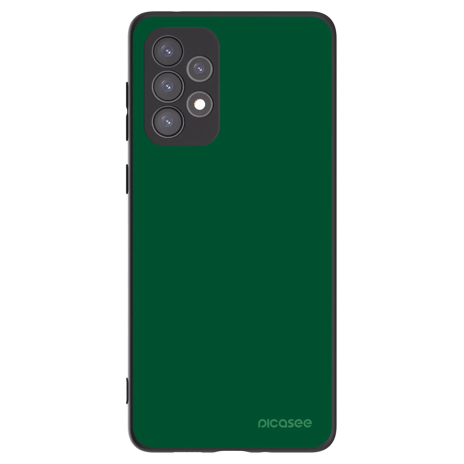 Picasee silikonski črni ovitek za Samsung Galaxy A73 5G - Green Gleam