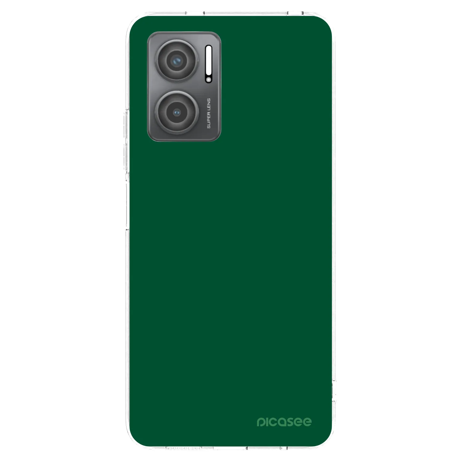 Picasee silikonski prozorni ovitek za Xiaomi Redmi 10 5G - Green Gleam