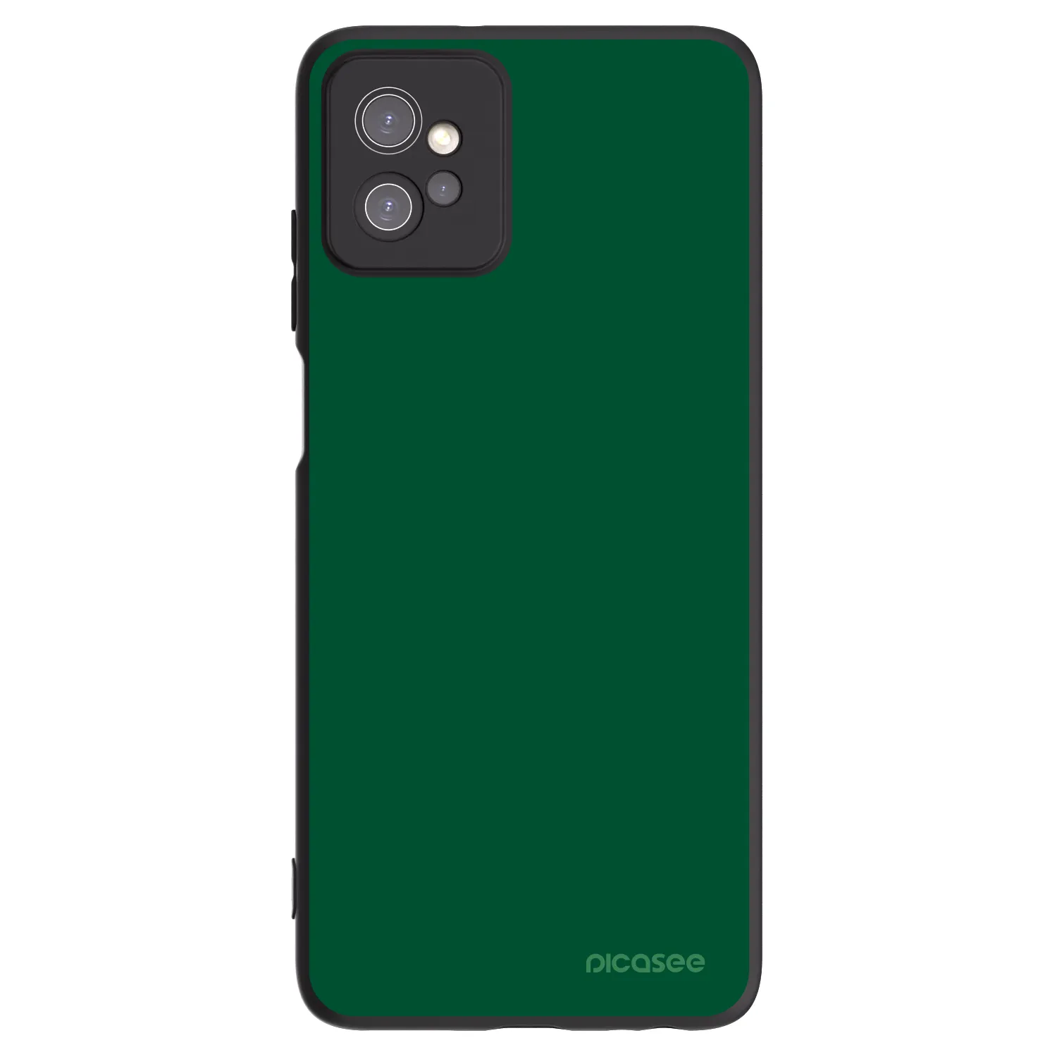 Picasee silikonski črni ovitek za Motorola Moto G32 - Green Gleam