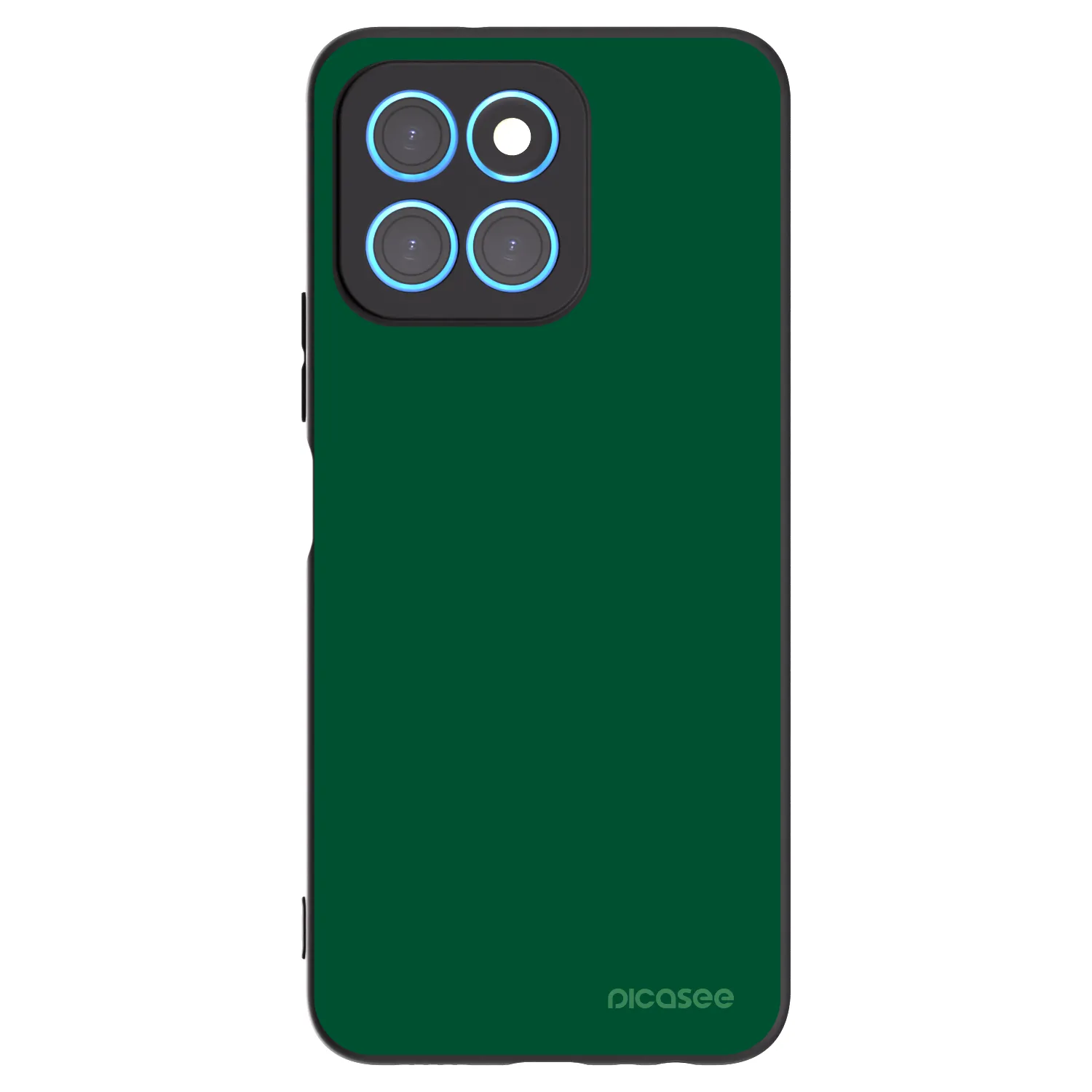 Picasee silikonski črni ovitek za Honor X8 5G - Green Gleam