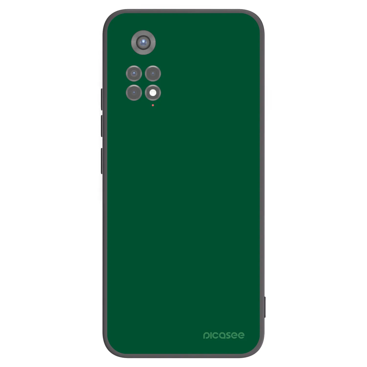 Picasee silikonski črni ovitek za Xiaomi Redmi Note 11S 5G - Green Gleam