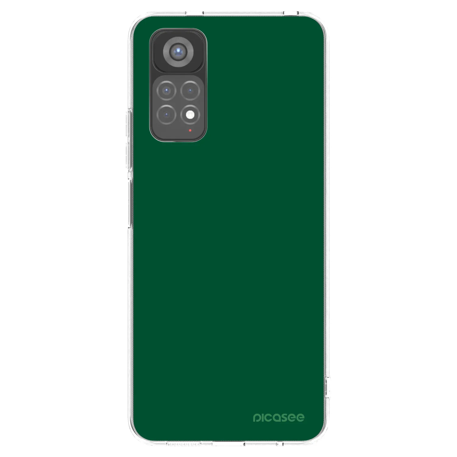 Picasee silikonski prozorni ovitek za Xiaomi Redmi Note 11S 5G - Green Gleam