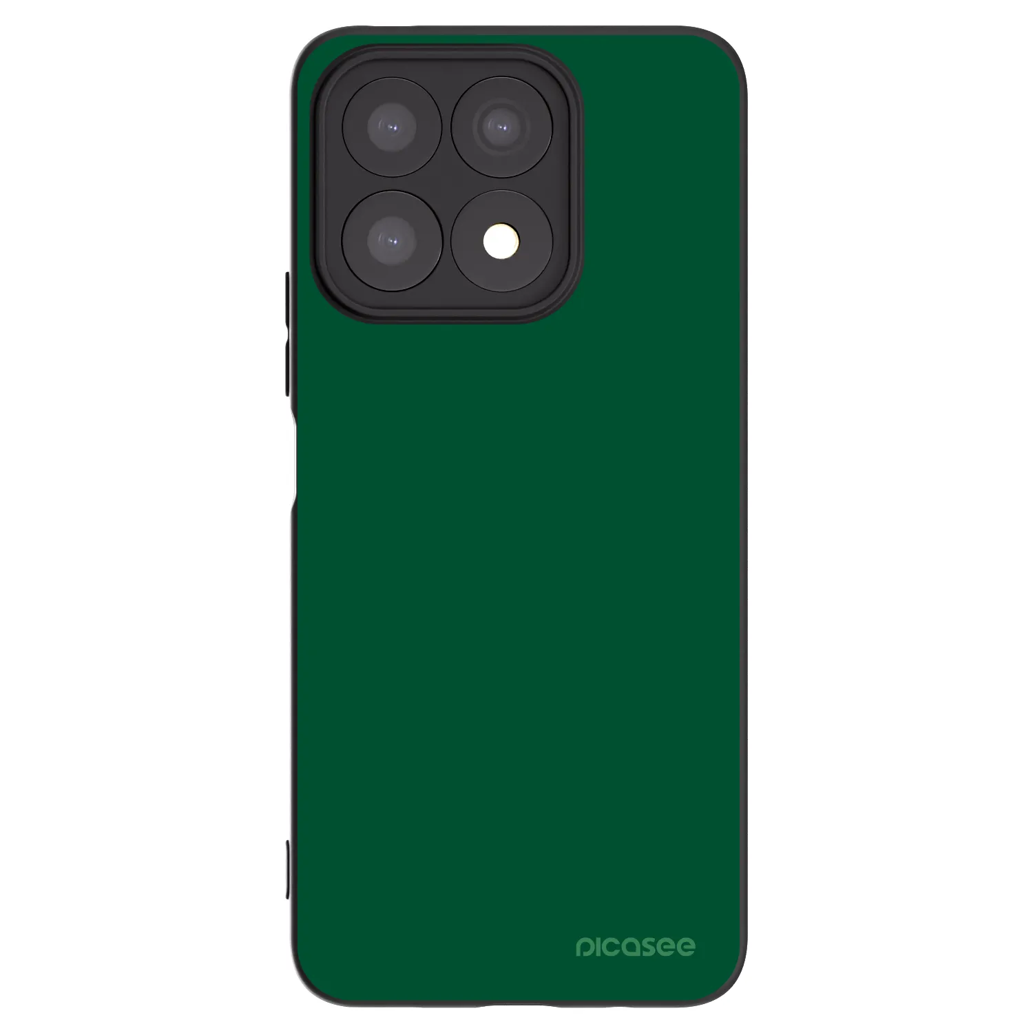 Picasee silikonski črni ovitek za Honor X8a - Green Gleam
