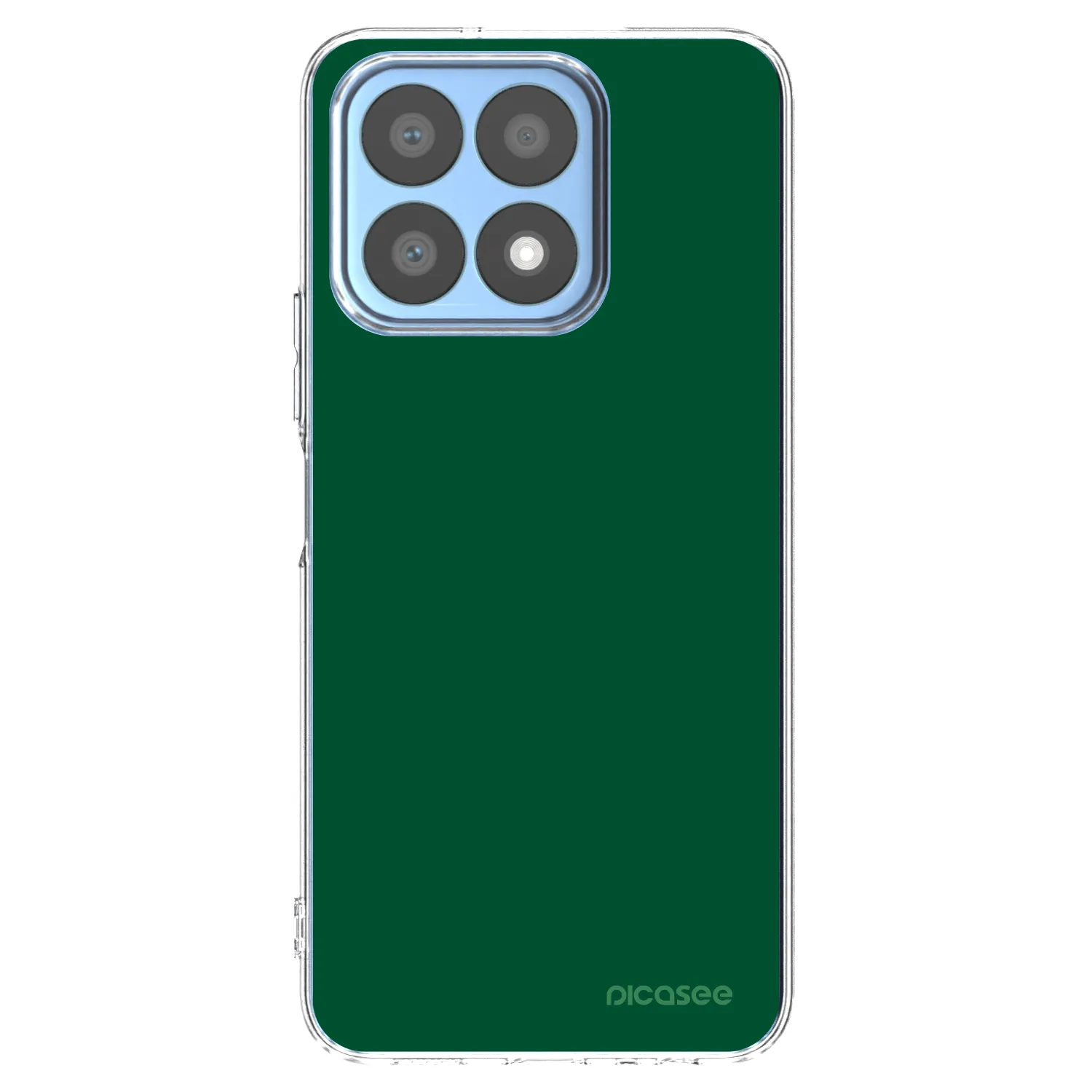 Picasee silikonski prozorni ovitek za Honor X8a - Green Gleam