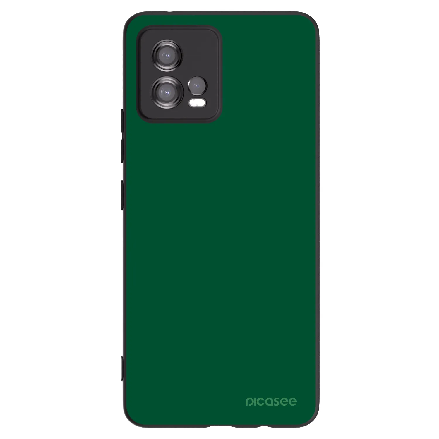 Picasee silikonski črni ovitek za Motorola Moto G72 - Green Gleam