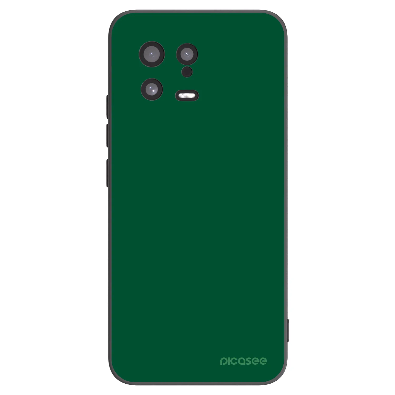 Picasee silikonski črni ovitek za Xiaomi 13 - Green Gleam