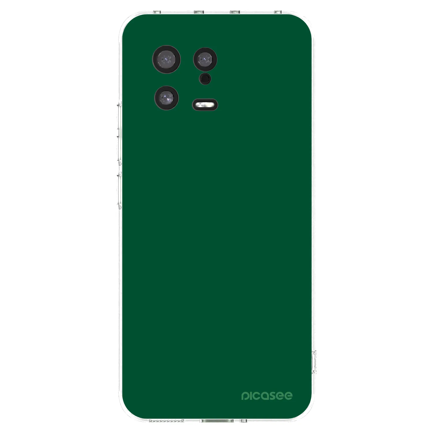Picasee silikonski prozorni ovitek za Xiaomi 13 - Green Gleam