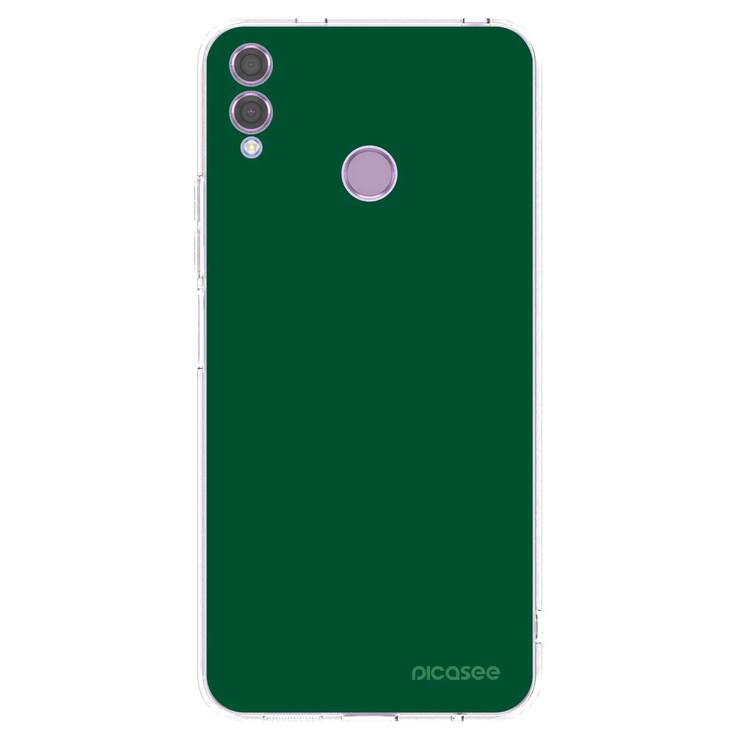 Picasee silikonski prozorni ovitek za Honor 8X - Green Gleam