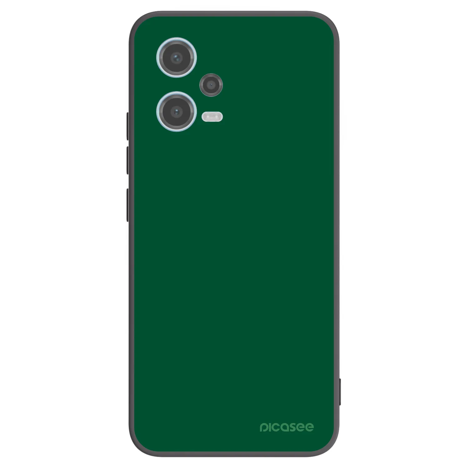 Picasee silikonski črni ovitek za Xiaomi Redmi Note 12 5G - Green Gleam