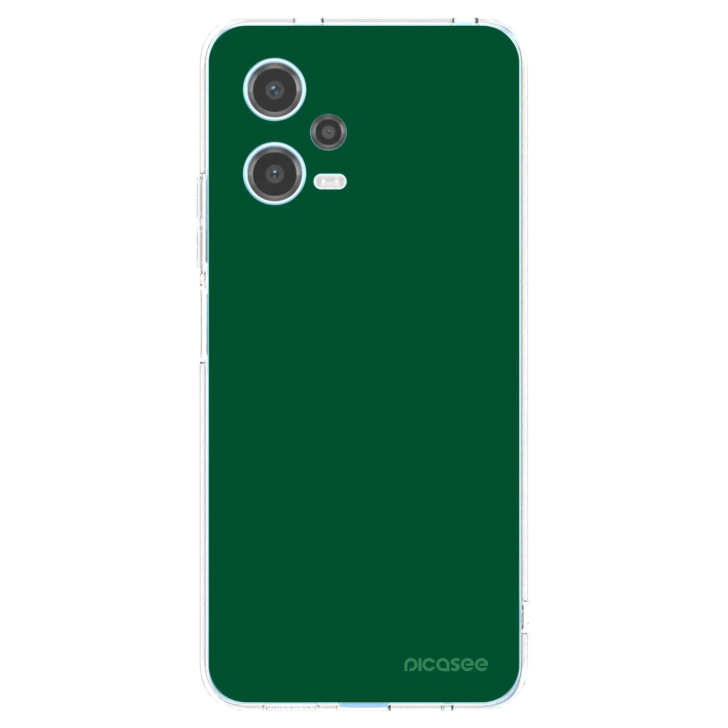 Picasee silikonski prozorni ovitek za Xiaomi Redmi Note 12 5G - Green Gleam