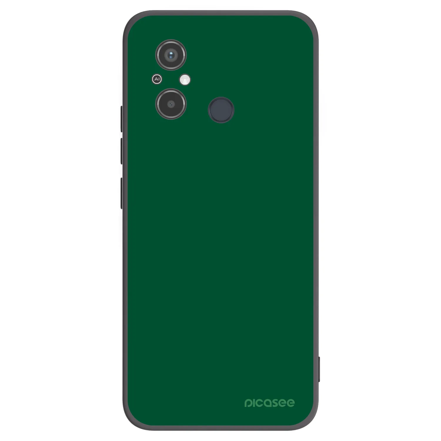 Picasee silikonski črni ovitek za Xiaomi Redmi 12C - Green Gleam