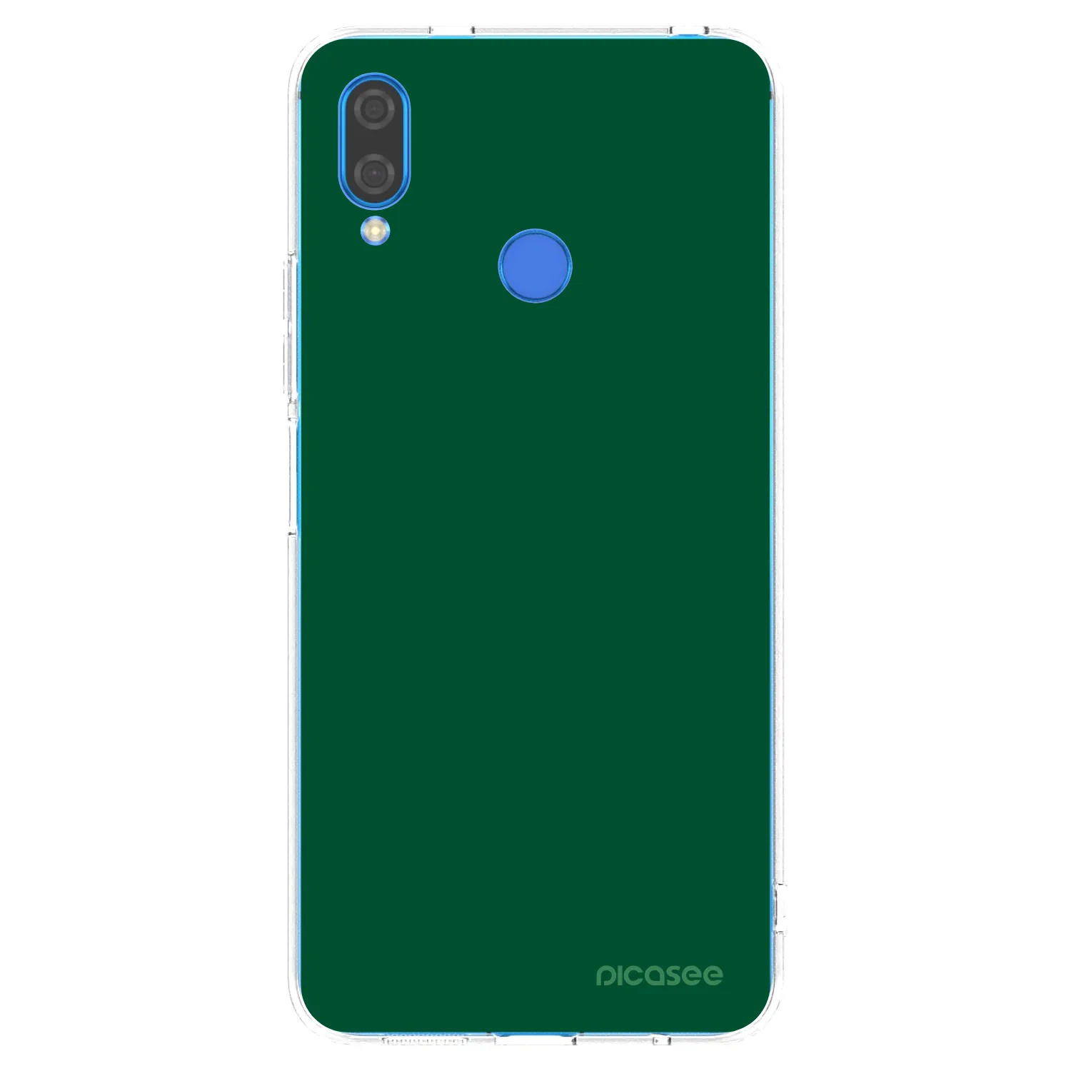 Picasee silikonski prozorni ovitek za Huawei Nova 3 - Green Gleam