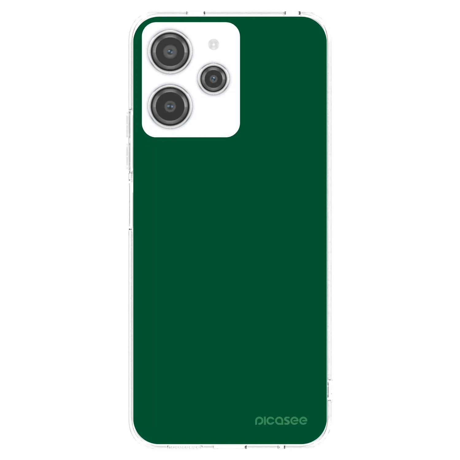 Picasee silikonski prozorni ovitek za Xiaomi Redmi 12 4G - Green Gleam