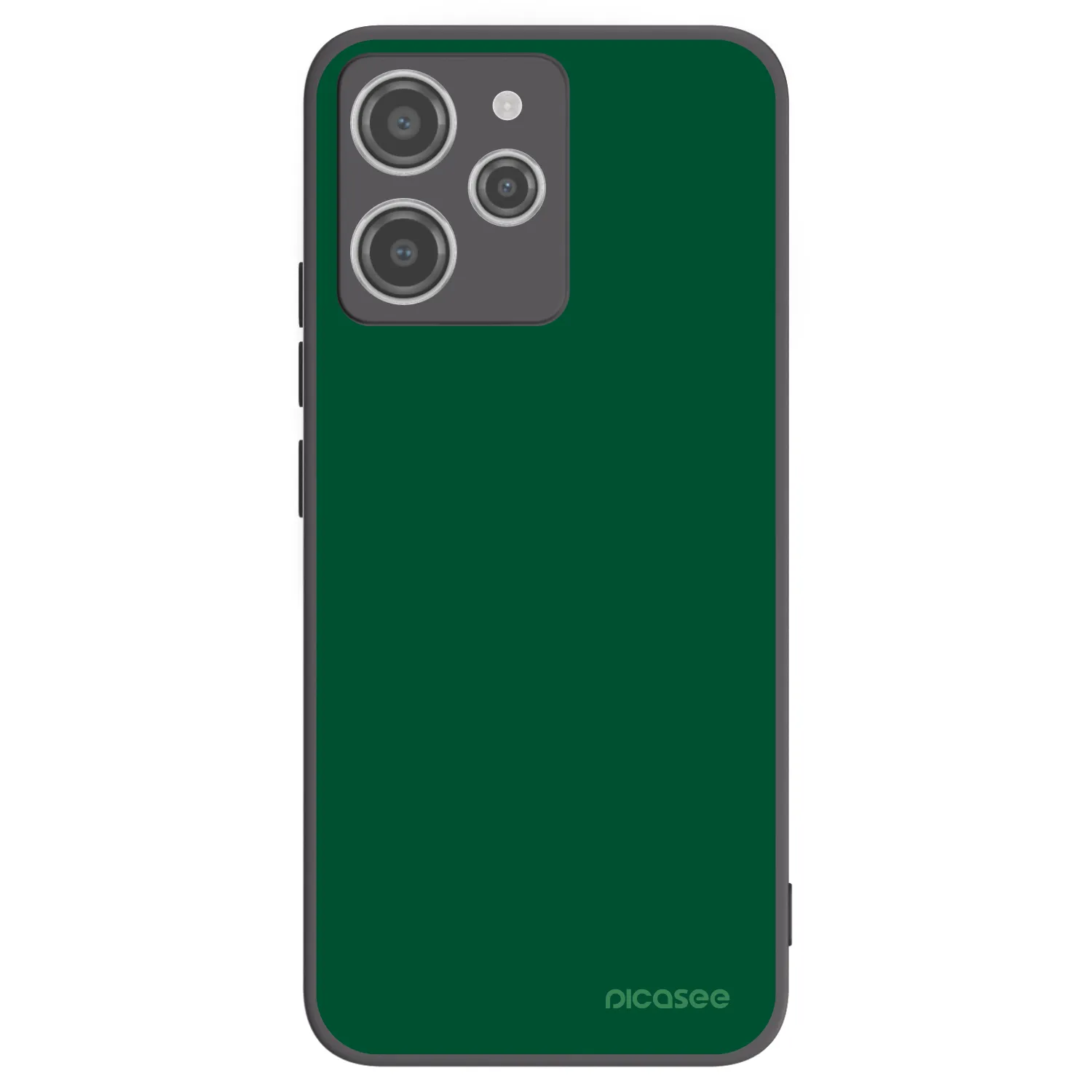 Picasee silikonski črni ovitek za Xiaomi Redmi 12 4G - Green Gleam