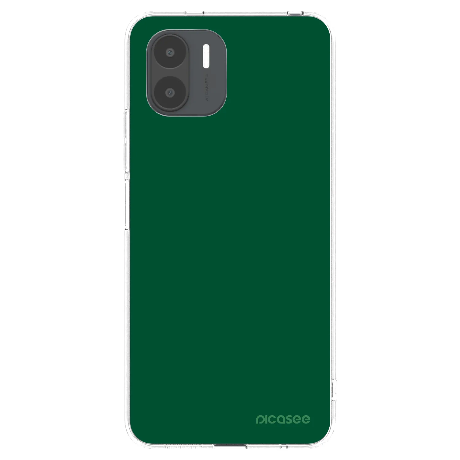 Picasee silikonski prozorni ovitek za Xiaomi Redmi A2 - Green Gleam