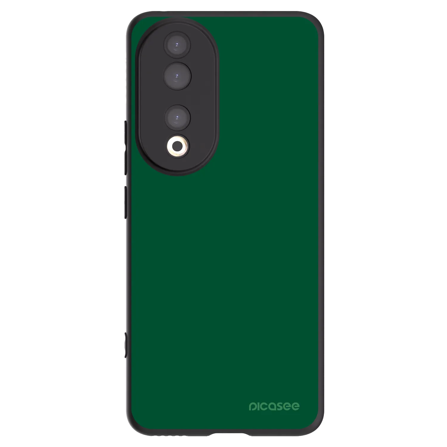 Picasee silikonski črni ovitek za Honor 90 5G - Green Gleam