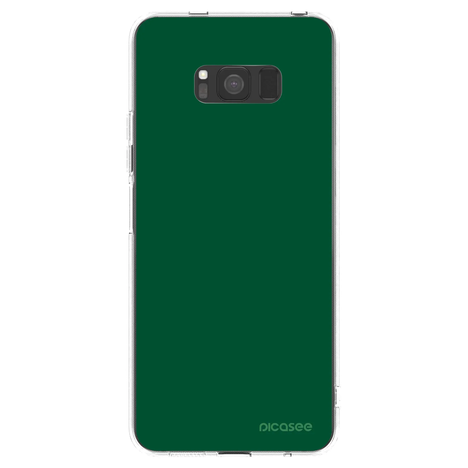 Picasee silikonski prozorni ovitek za Samsung Galaxy S8 G950F - Green Gleam