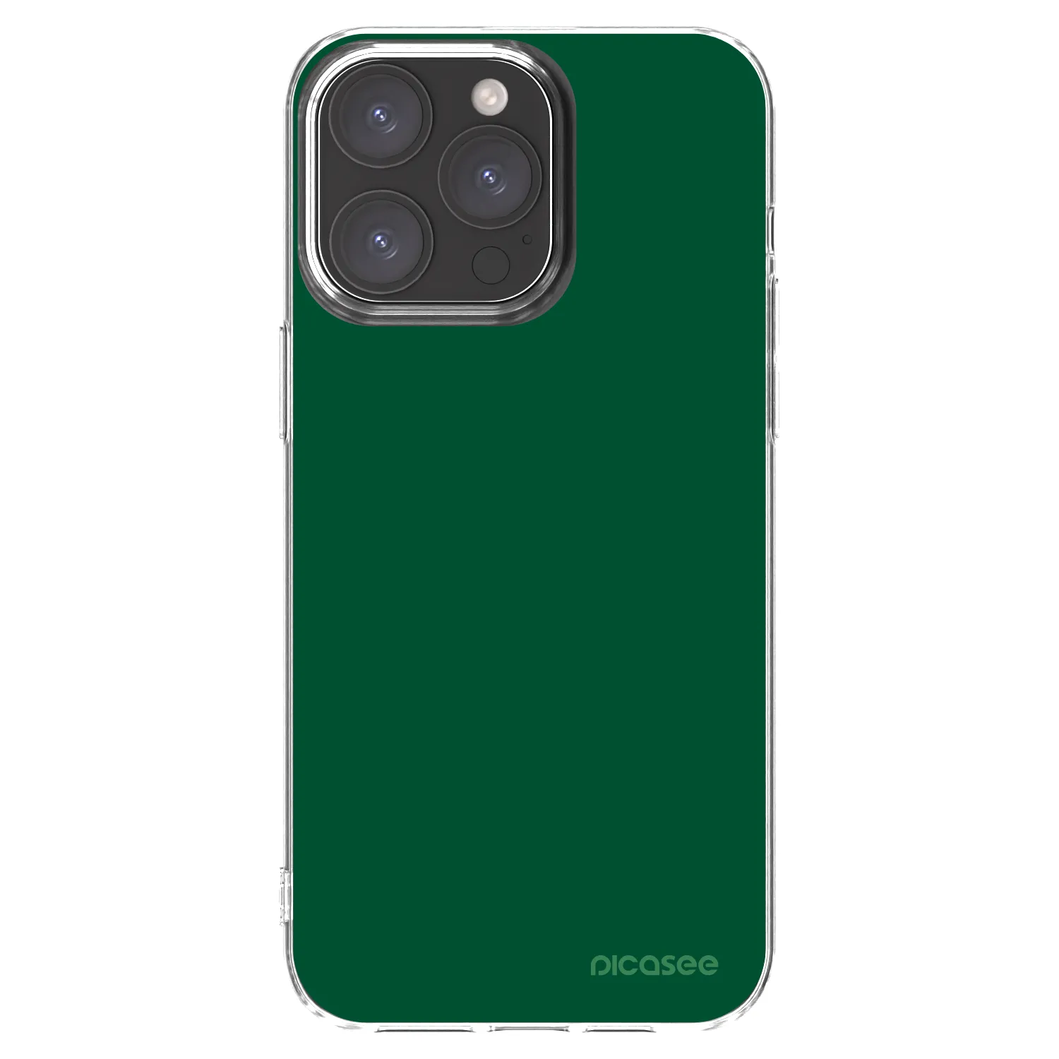 Picasee silikonski prozorni ovitek za Apple iPhone 15 Pro Max - Green Gleam