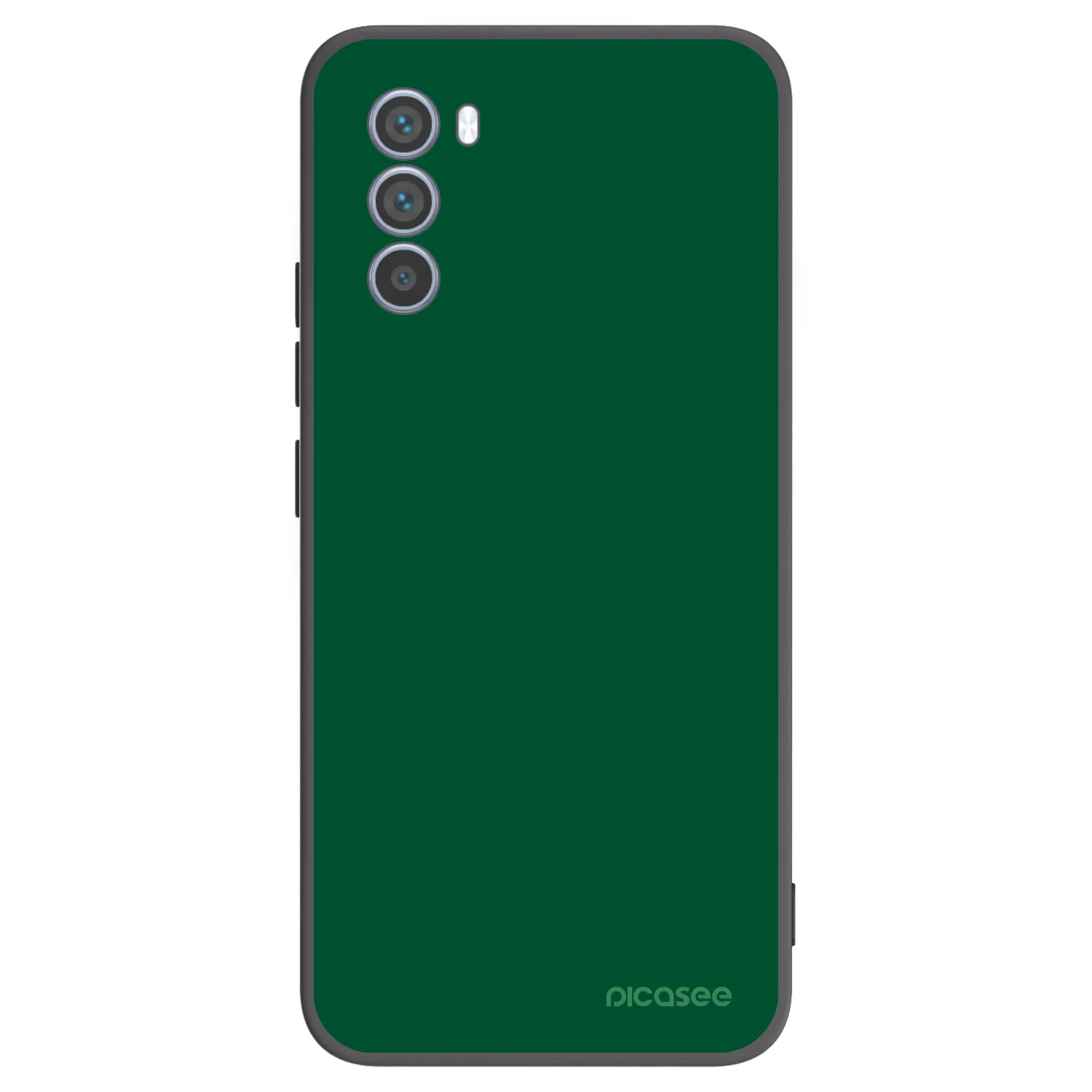 Picasee silikonski črni ovitek za Motorola Moto G62 - Green Gleam