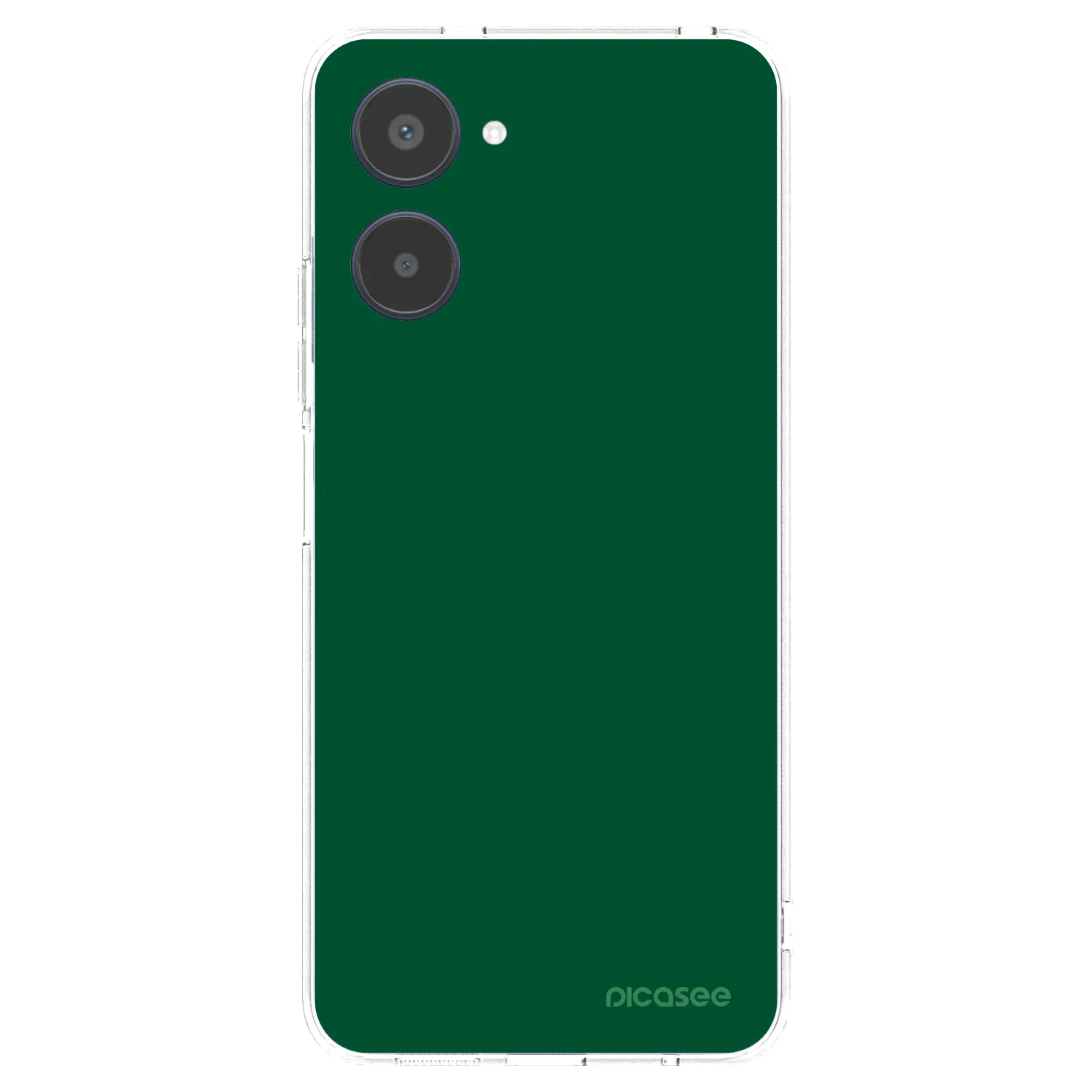 Picasee silikonski prozorni ovitek za Realme 10 4G - Green Gleam