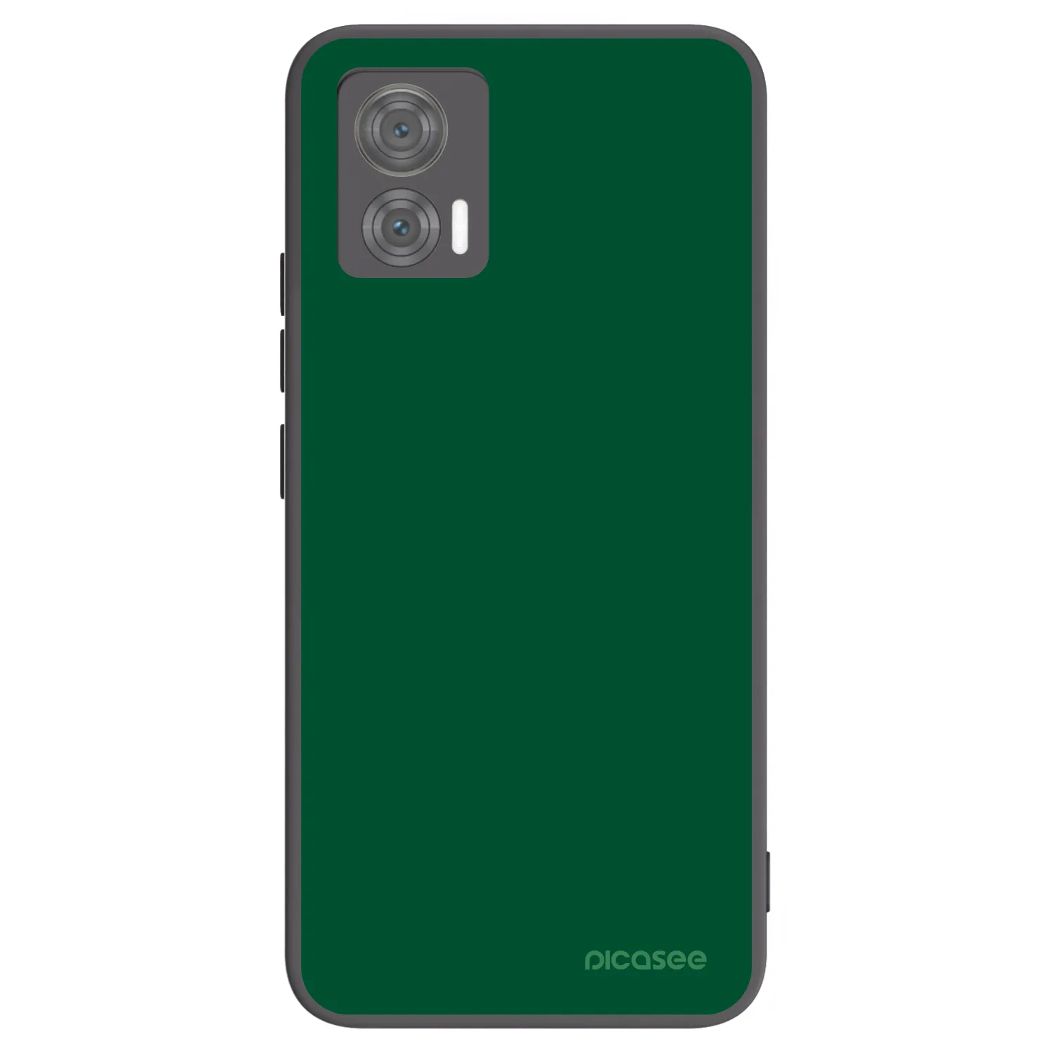 Picasee silikonski črni ovitek za Motorola Edge 30 Neo - Green Gleam