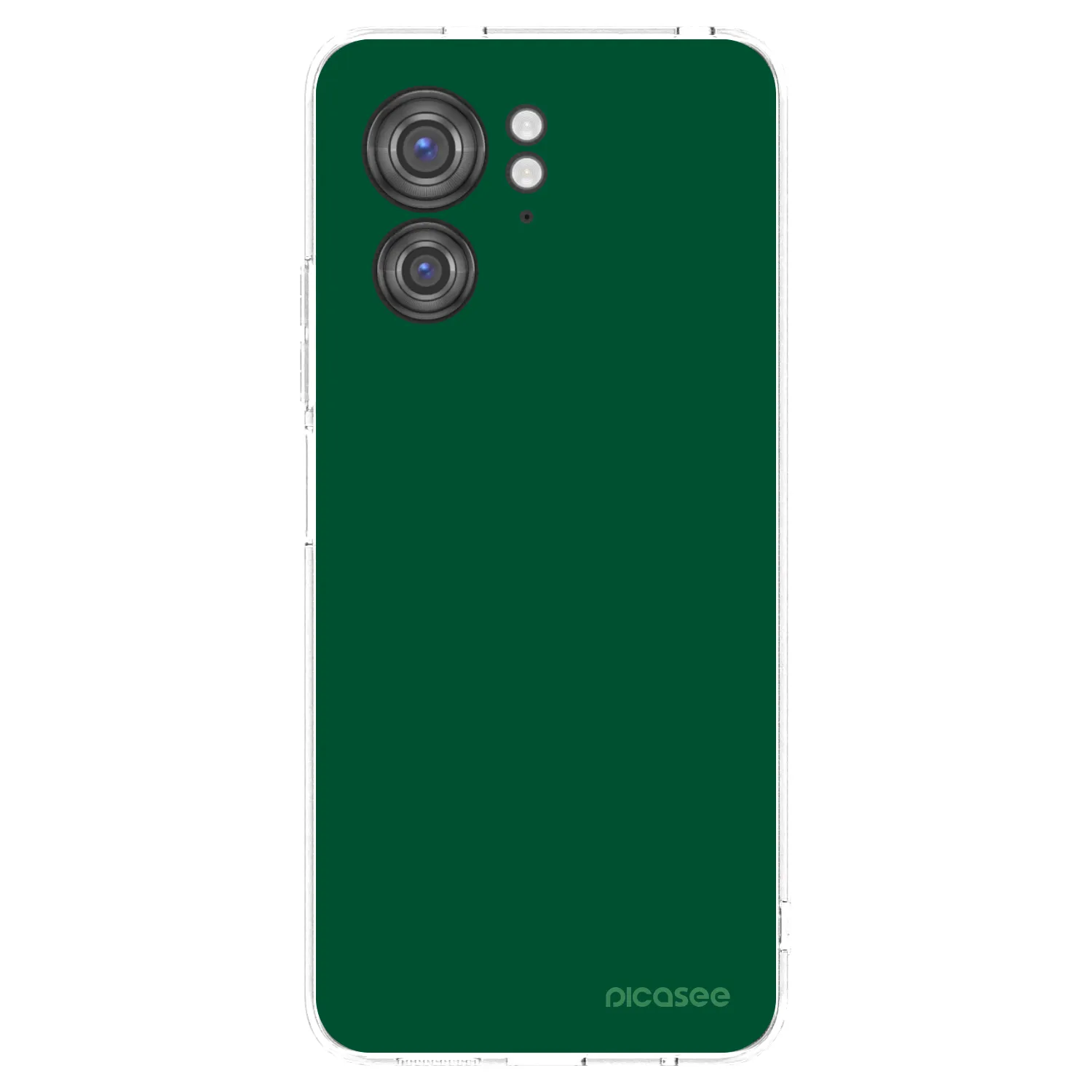 Picasee silikonski prozorni ovitek za Motorola Edge 40 - Green Gleam