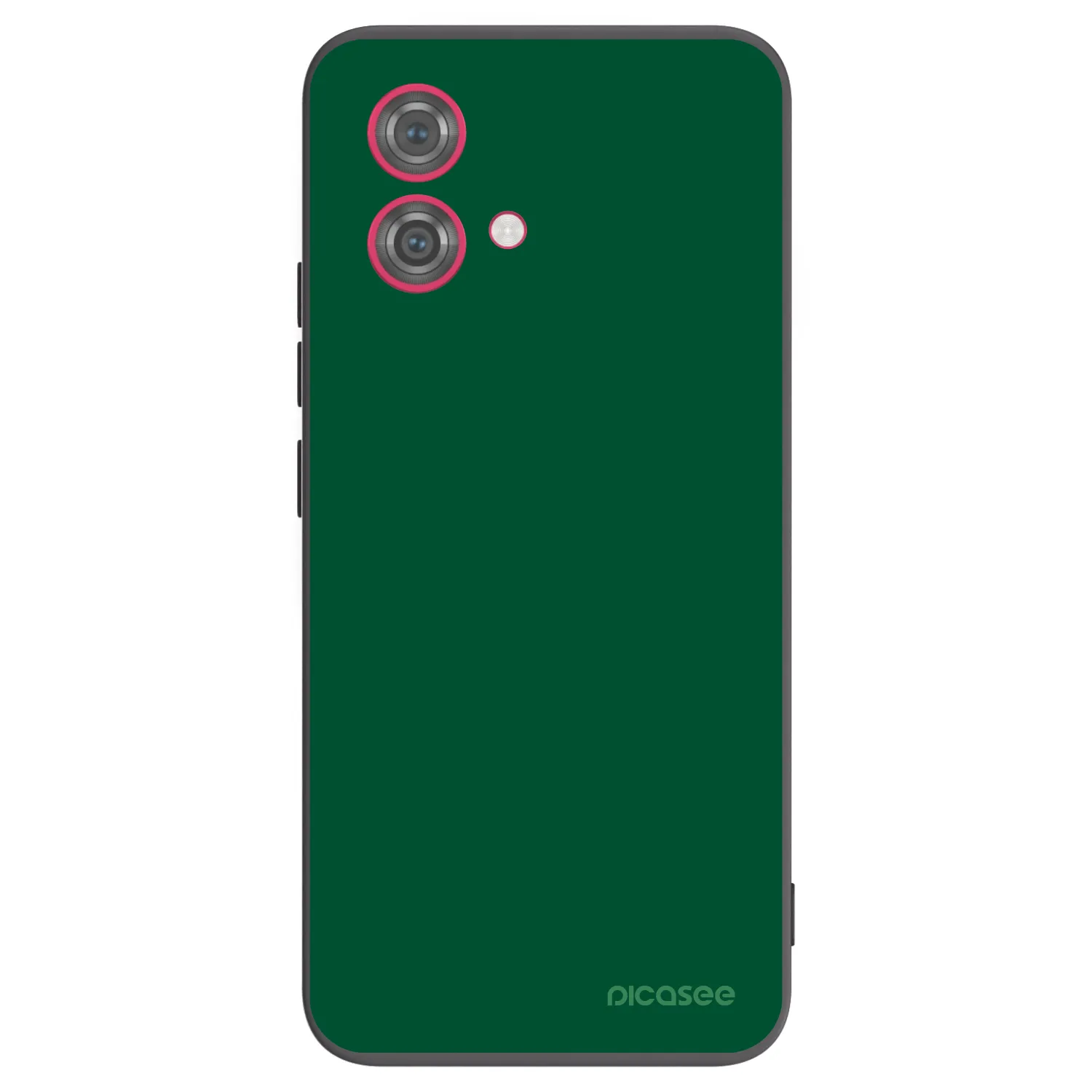 Picasee silikonski črni ovitek za Motorola Moto G84 5G - Green Gleam