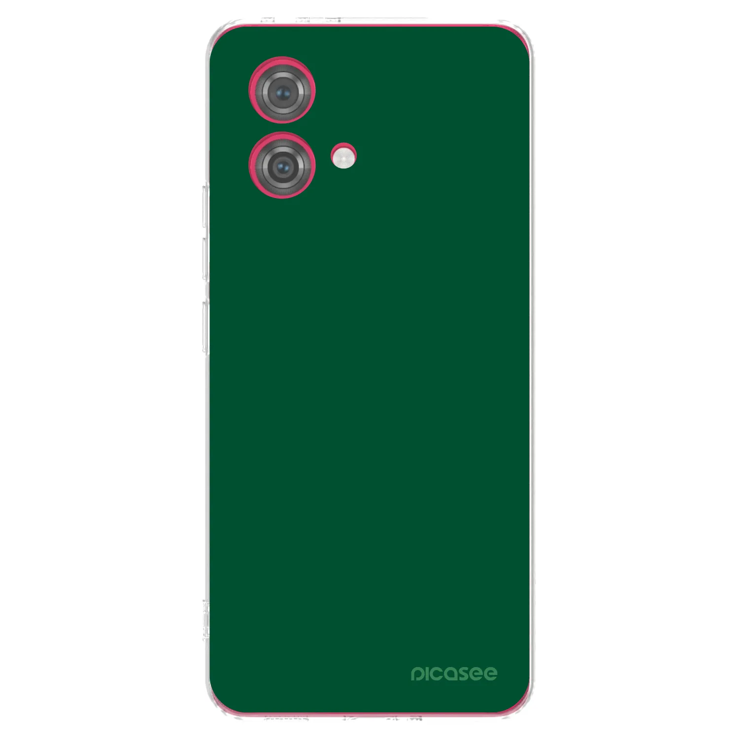 Picasee silikonski prozorni ovitek za Motorola Moto G84 5G - Green Gleam