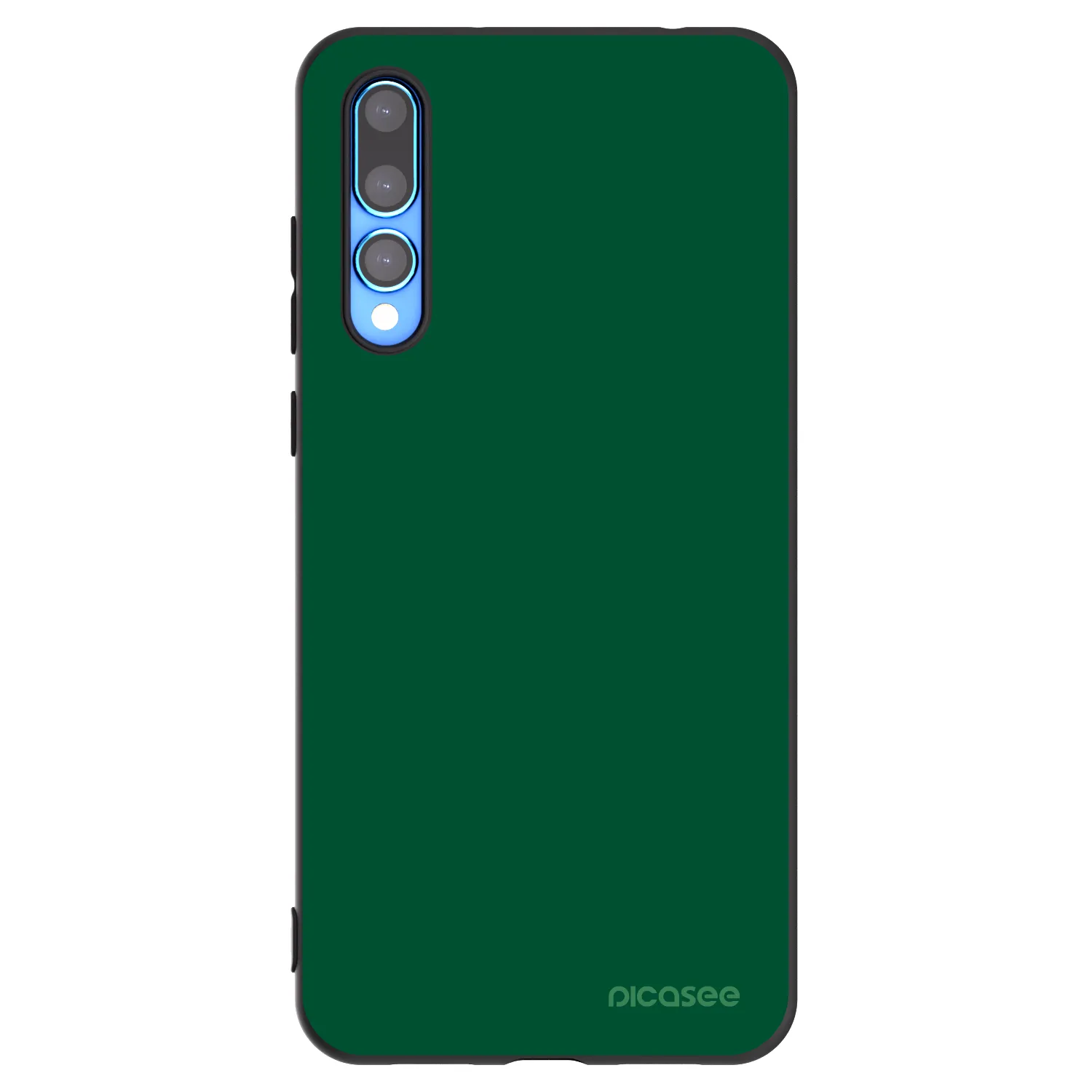 Picasee silikonski črni ovitek za Huawei P20 Pro - Green Gleam