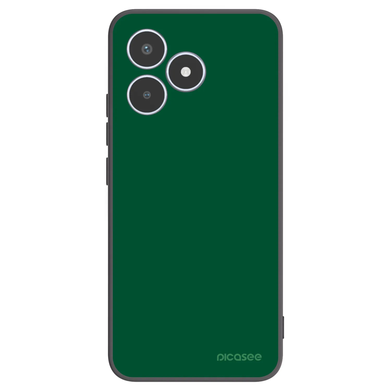 Picasee silikonski črni ovitek za Realme C53 - Green Gleam