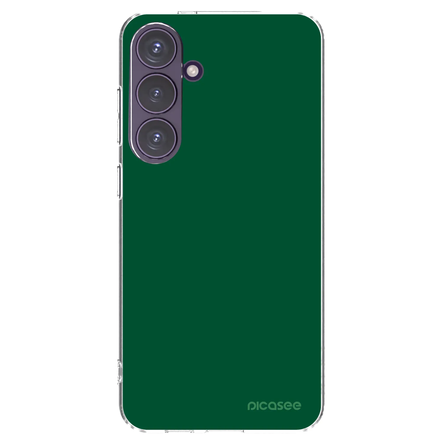 Picasee silikonski prozorni ovitek za Samsung Galaxy S24+ S926B 5G - Green Gleam