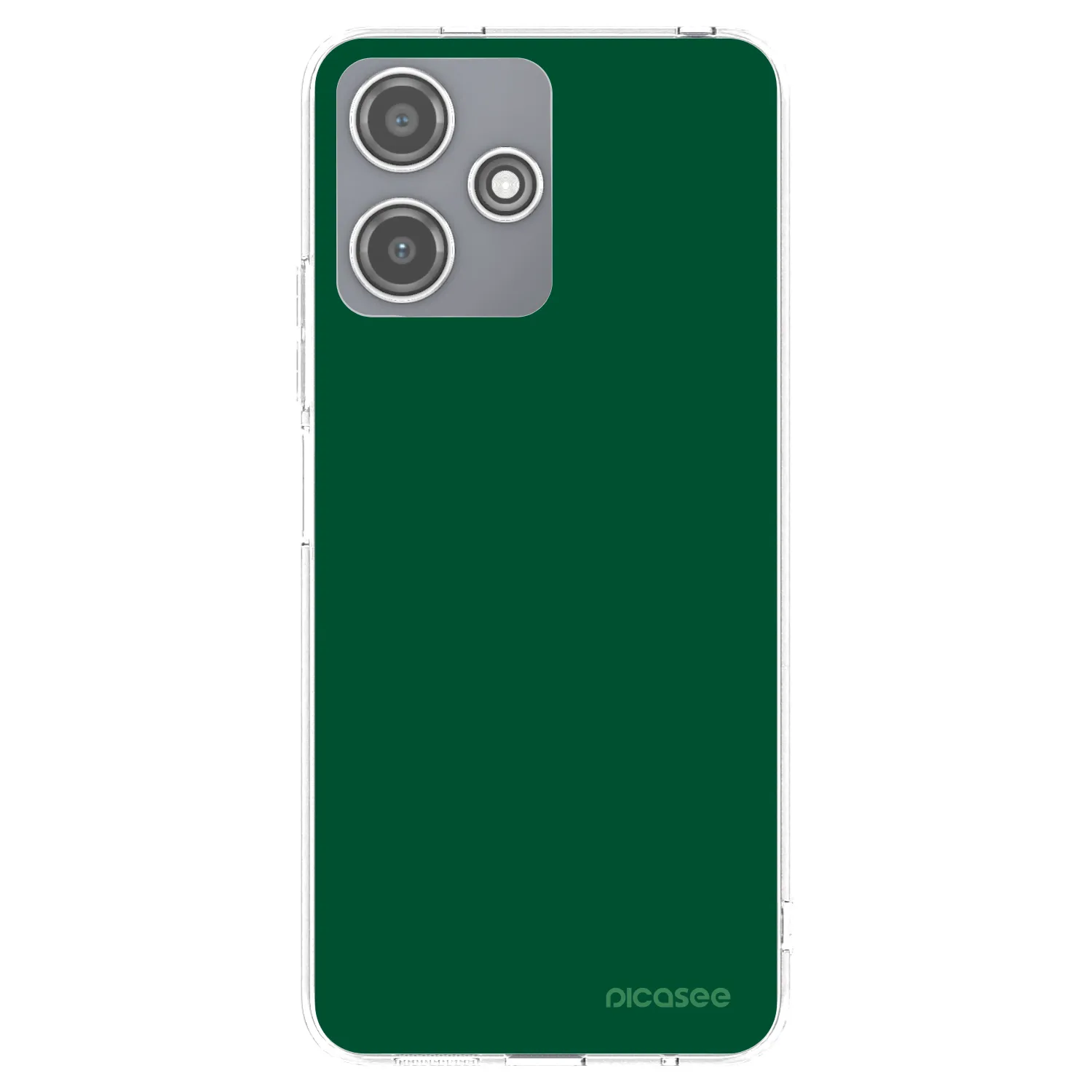 Picasee silikonski prozorni ovitek za Xiaomi Redmi 12 5G - Green Gleam