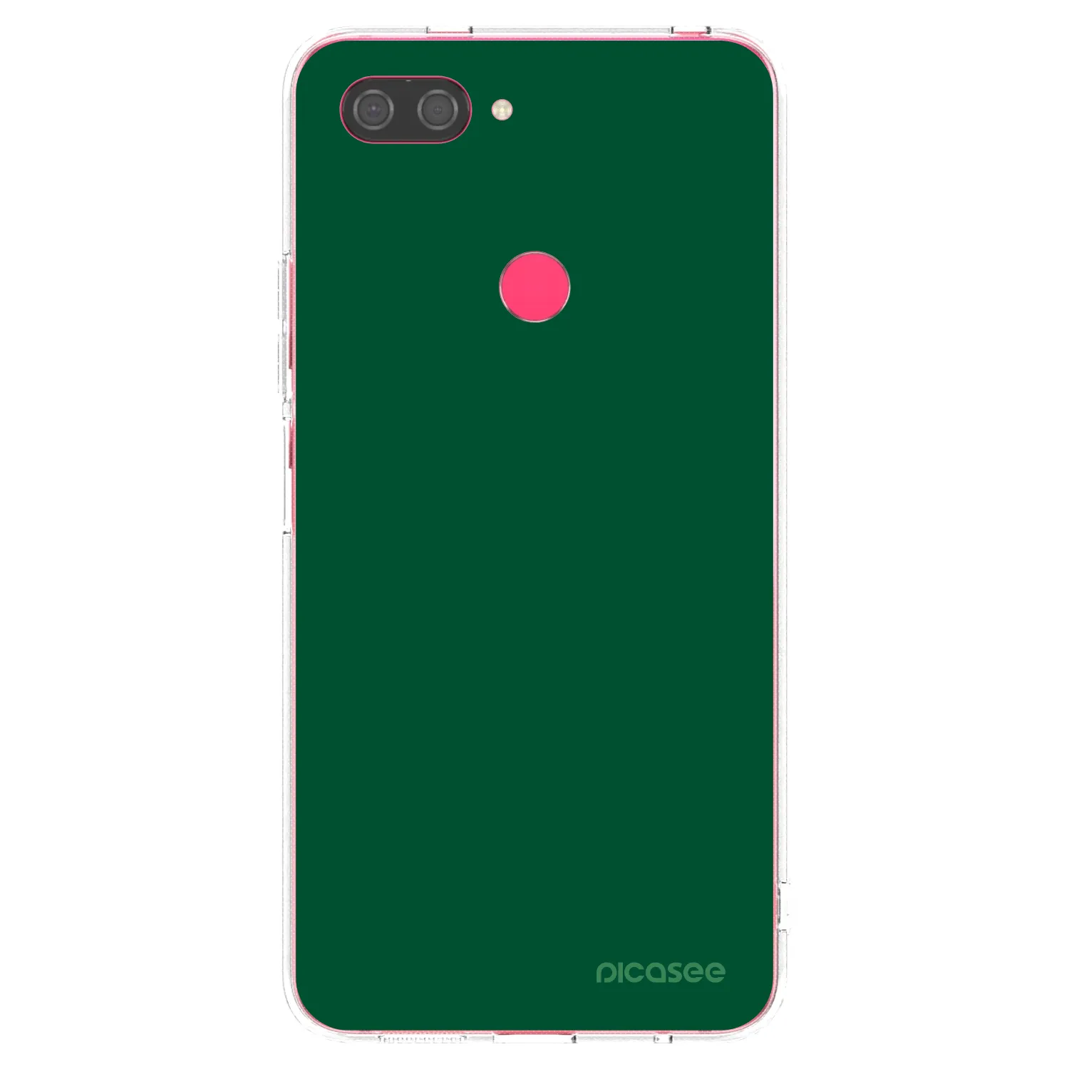 Picasee silikonski prozorni ovitek za Xiaomi Mi 8 Lite - Green Gleam
