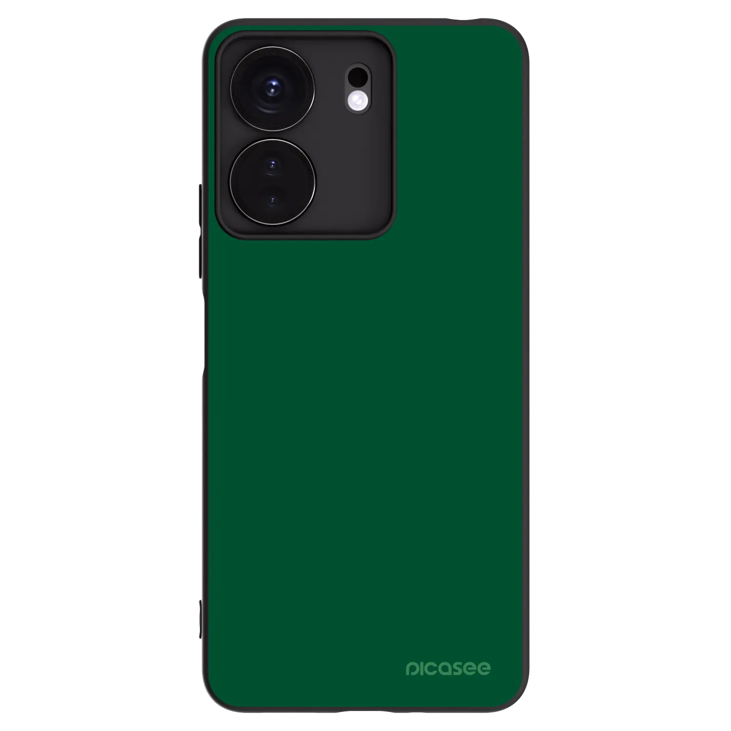 Picasee silikonski črni ovitek za Xiaomi Redmi 13C 4G - Green Gleam