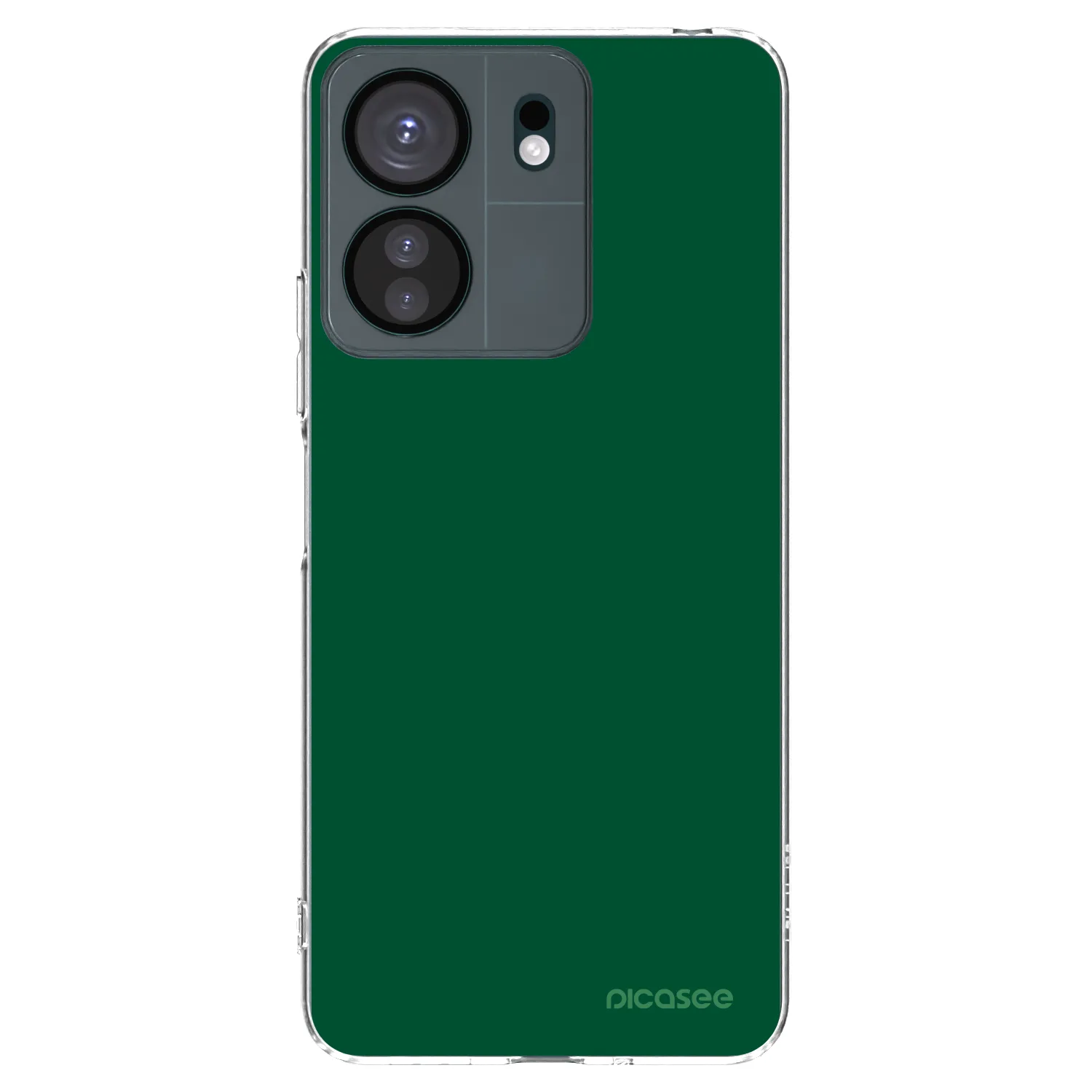 Picasee silikonski prozorni ovitek za Xiaomi Redmi 13C 4G - Green Gleam