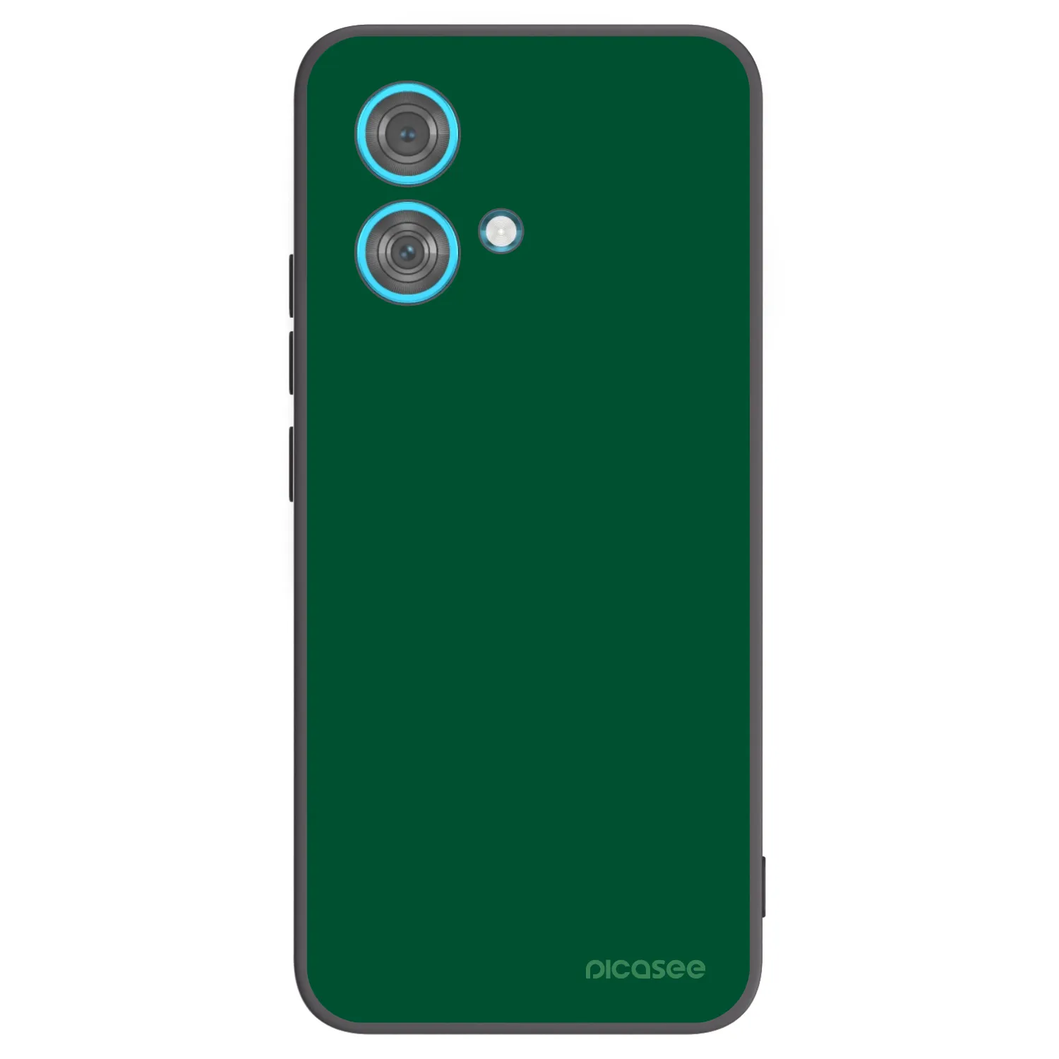 Picasee silikonski črni ovitek za Motorola Edge 40 Neo - Green Gleam