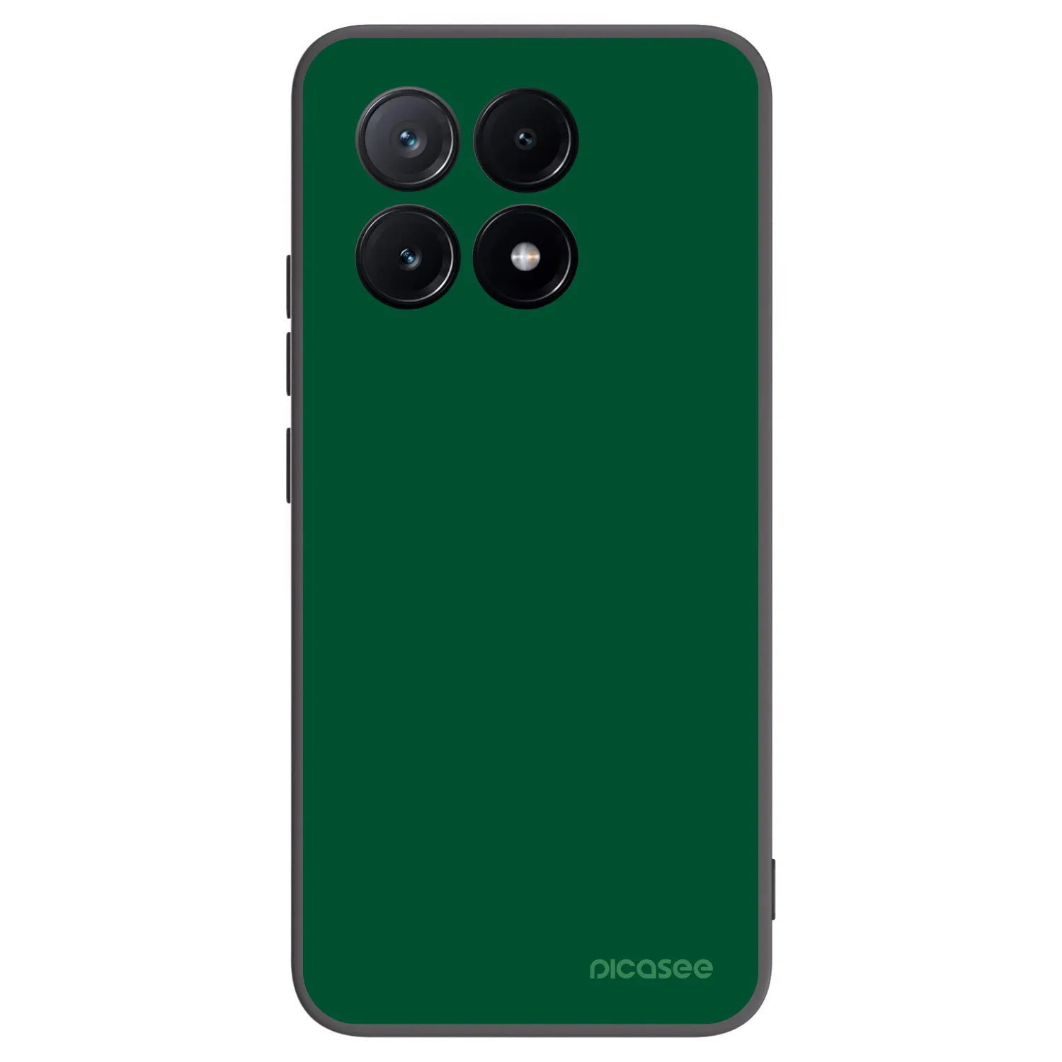 Picasee silikonski črni ovitek za Xiaomi Poco X6 Pro - Green Gleam